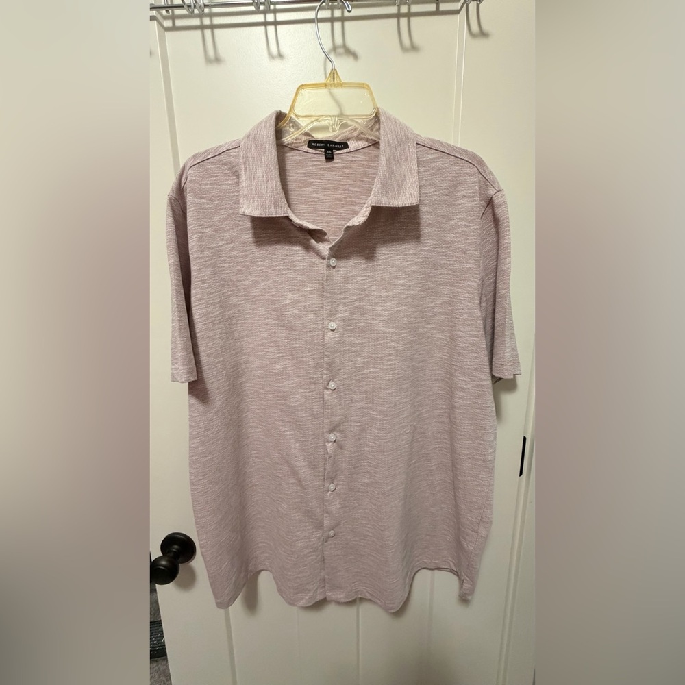 Robert Barakett Soft Pink Knit Shirt XXL